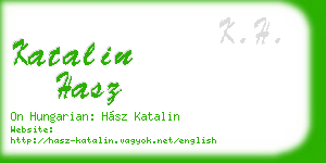 katalin hasz business card